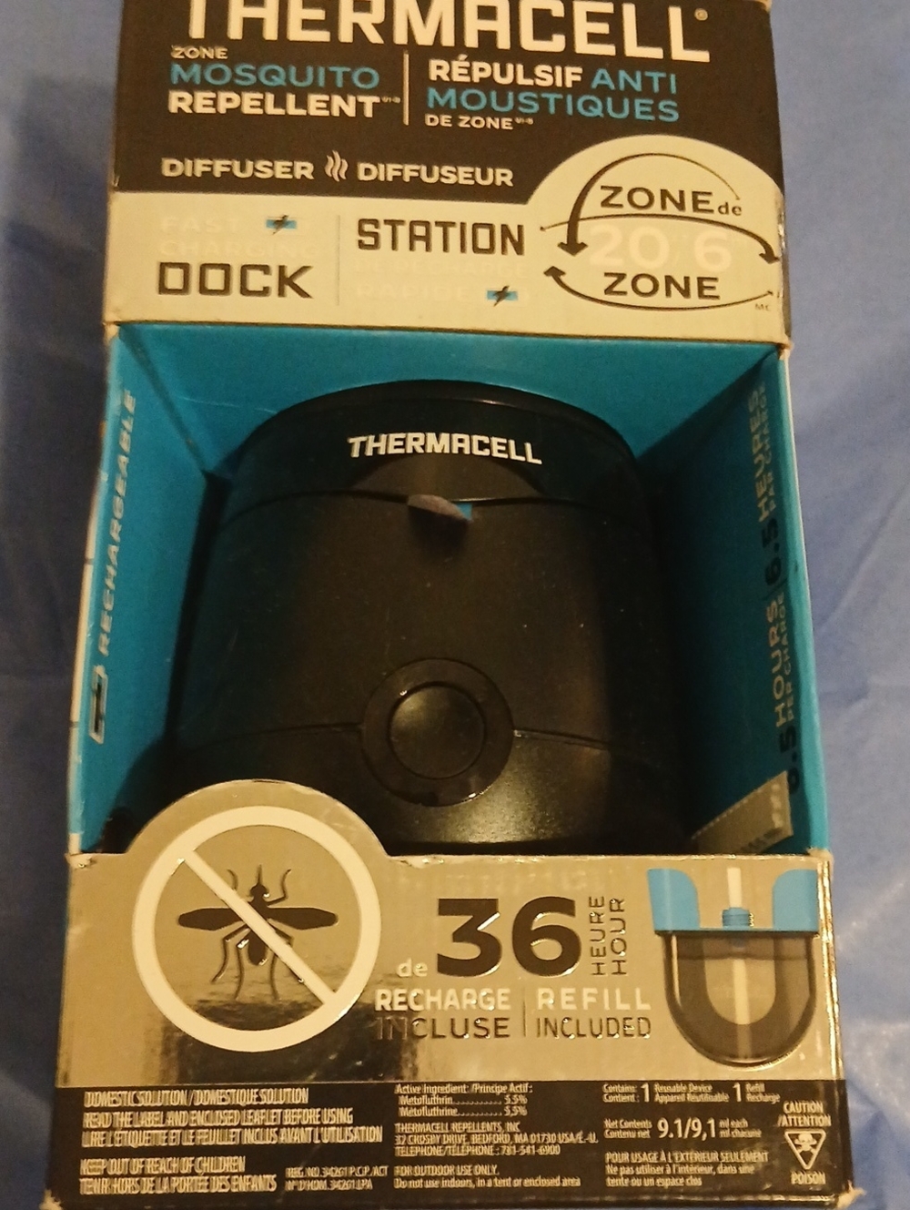 Rechargeable Dock Station Charger in Black